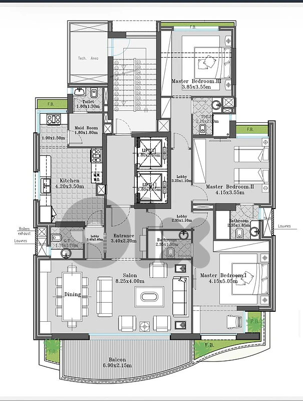 Apartment for Sale – 30% Down Payment over 2 Years - Ramlet el Bayda
