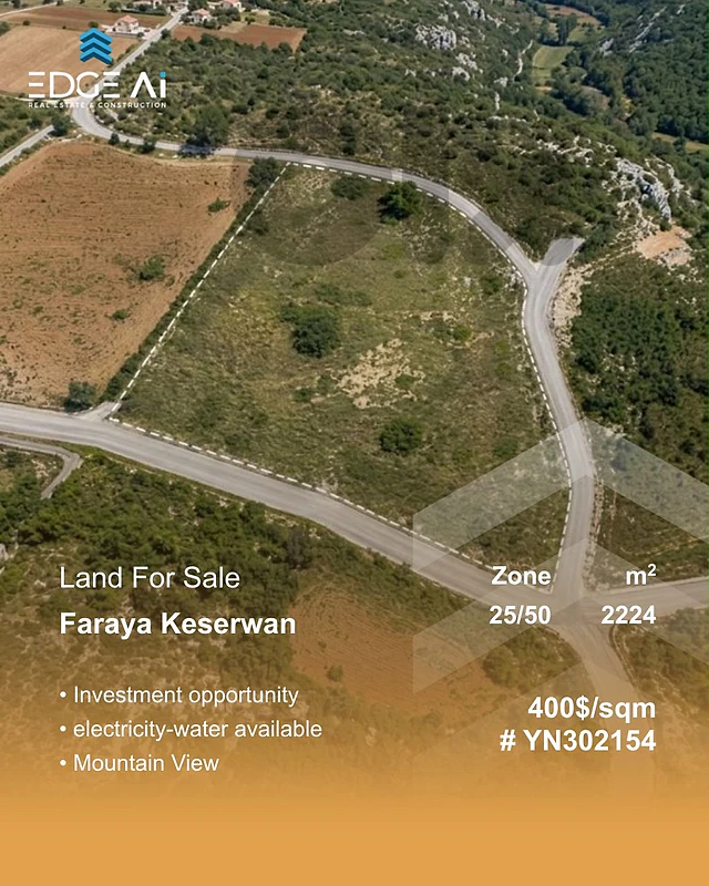 Land for sale , Faraya keserwan ,#YN302154