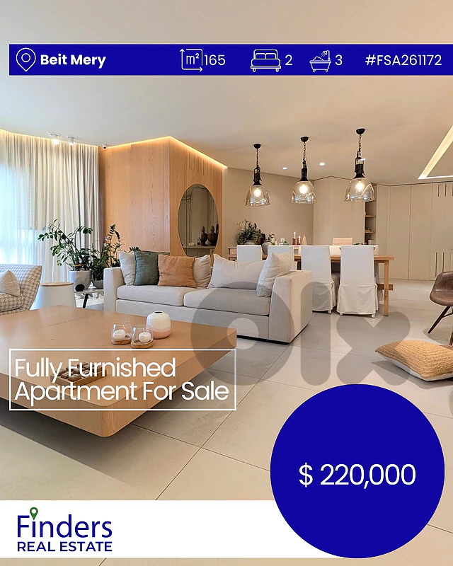 Apartment for sale in Beit Mery!  شقة للبيع في بيت ميري!