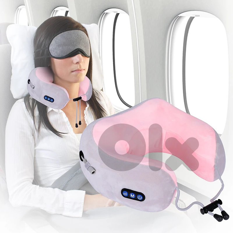 U-Shaped Massaging Neck Pillow