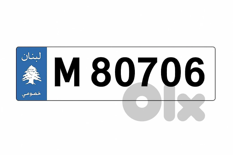Special 5 Digits Car Plate Number