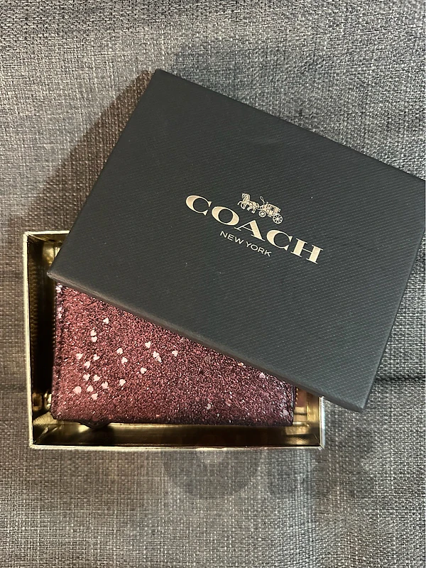Original Coach Heart Glitter Wallet (limited edition)