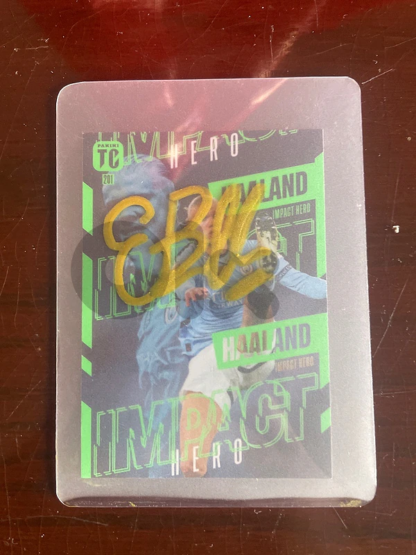 Erling Haaland Signed Card