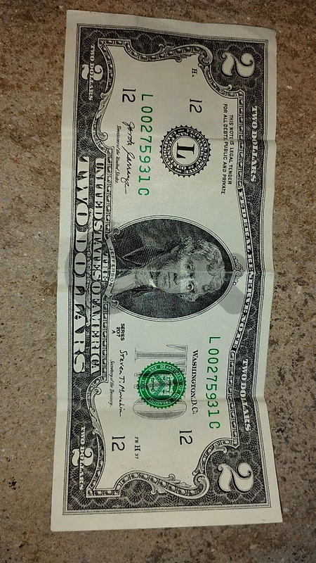 2 dollars