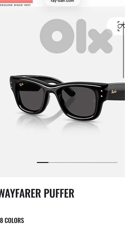 Rayban wayfarer puffer from london collaboration rocky ASAP