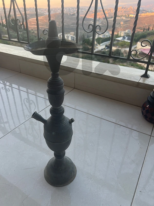 أرغيلة أثرية قديمة نحاس أحمر