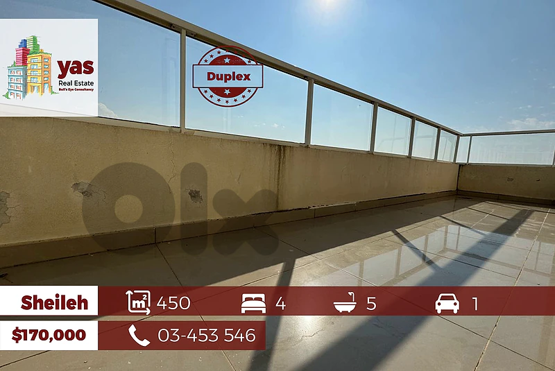 Sheileh 450m2 | Luxury Duplex | Prime Area | Sea View | TYT |