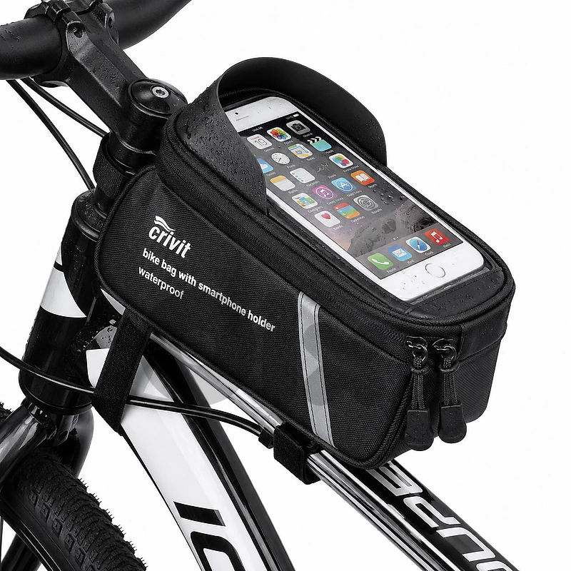 crivit bike bag with smartphone holder