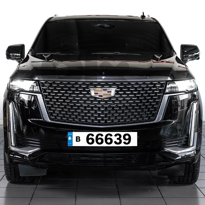 B  66639  Special Car Plate Number Sak Tokhsis Jehez
