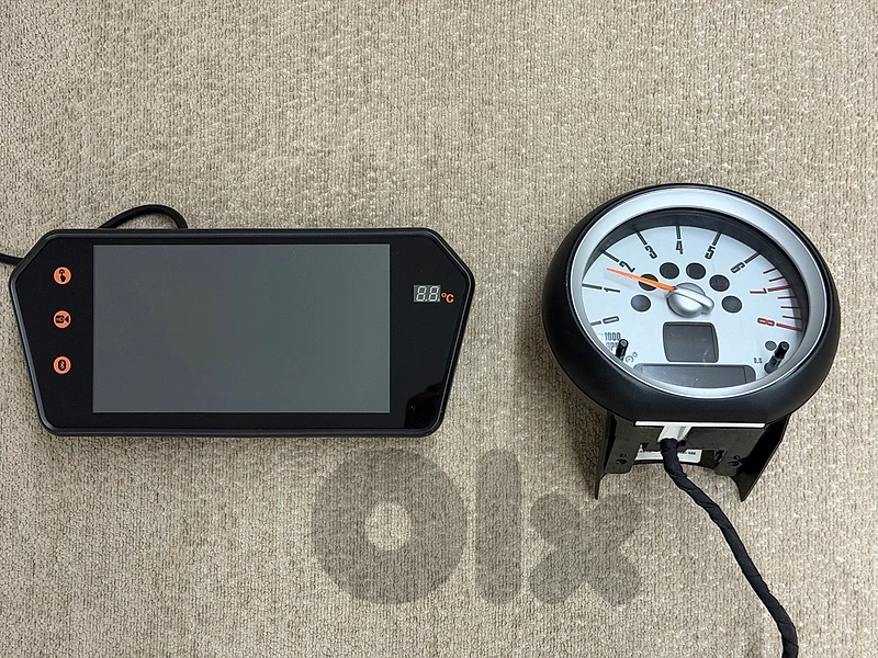 minicooper odometer +car screen+40A battery for car