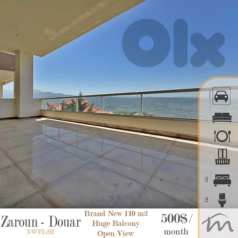 Douar - Zaroun | Brand New 2 Bedrooms Apartment | Open Mountain View