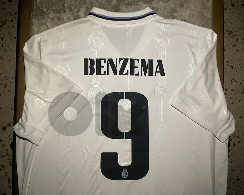 real madrid benzema 9 original home adidas jersey