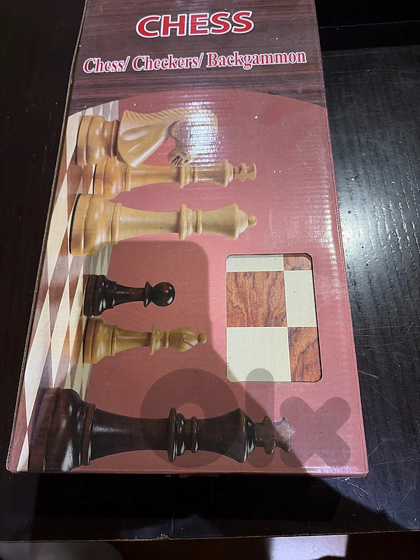 3in1 CHESS/CHECKERS/BLACKGAMMON