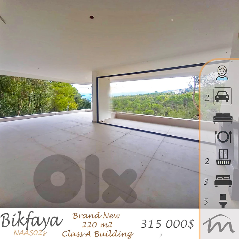 Bikfaya | Signature 3 Bedroom Apartment | Green Escape | Prime Area