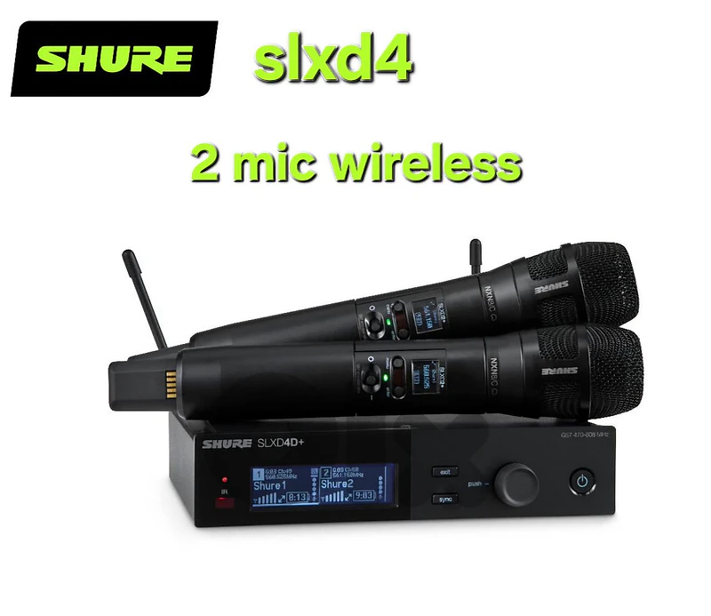 shure slxd4 dual mic wireless