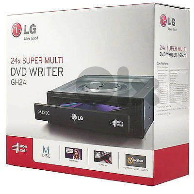 lg 24x super multi dvd writer / gh24 internal