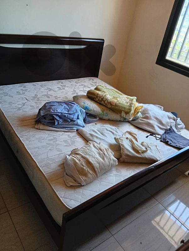 bed and sofas
