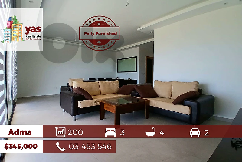 Adma 200m2 | Last Phase | Furnished | Sea View | Private Street |YV/EH