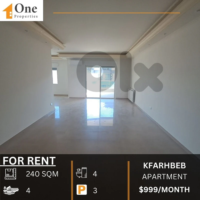 APARTMENT FOR RENT IN KFARHBEB