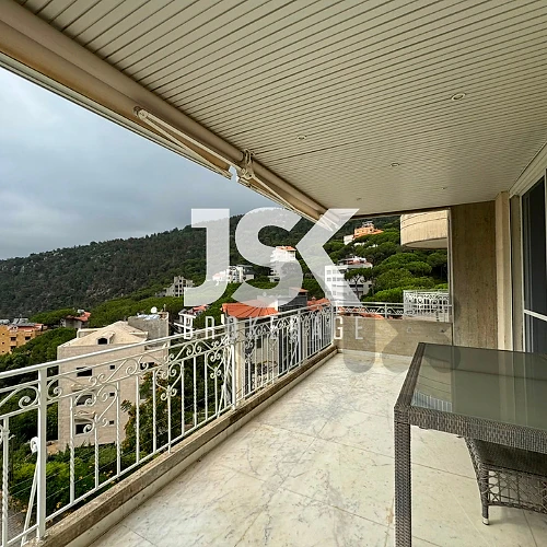 L22135 Apartment With Mountain View For Sale In Mar Chaaya, Broumana