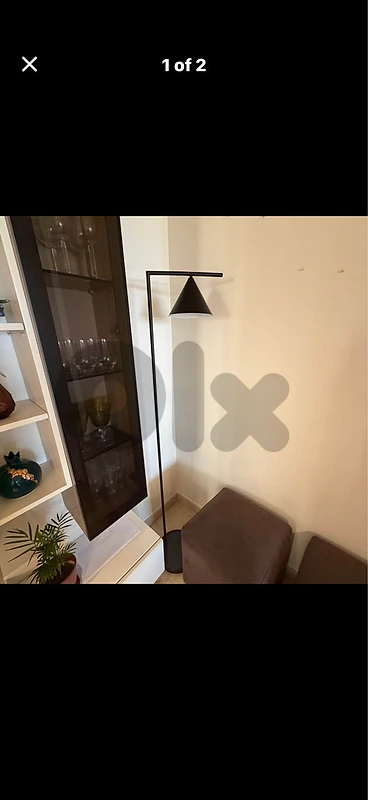 metal floor lamp