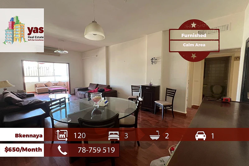 Bkennaya 120m2 | Furnished | Rent | Prime Location | PED
