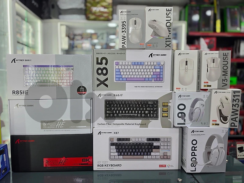 Attack Shark Keyboards Mice Headsets starting $30