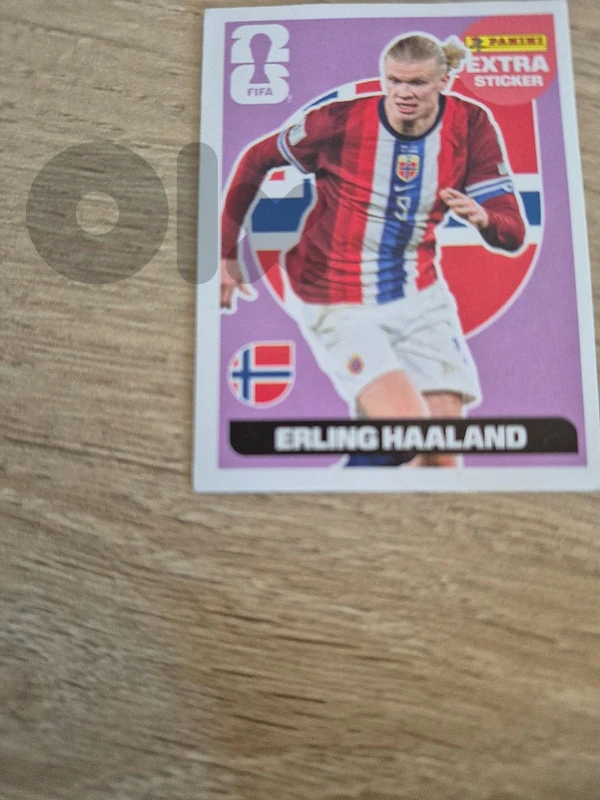Erling haaland purple extra sticker