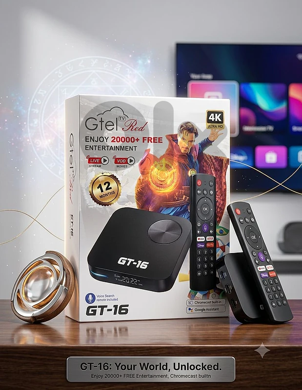 tvbox GTEL GT12 IPTV one year