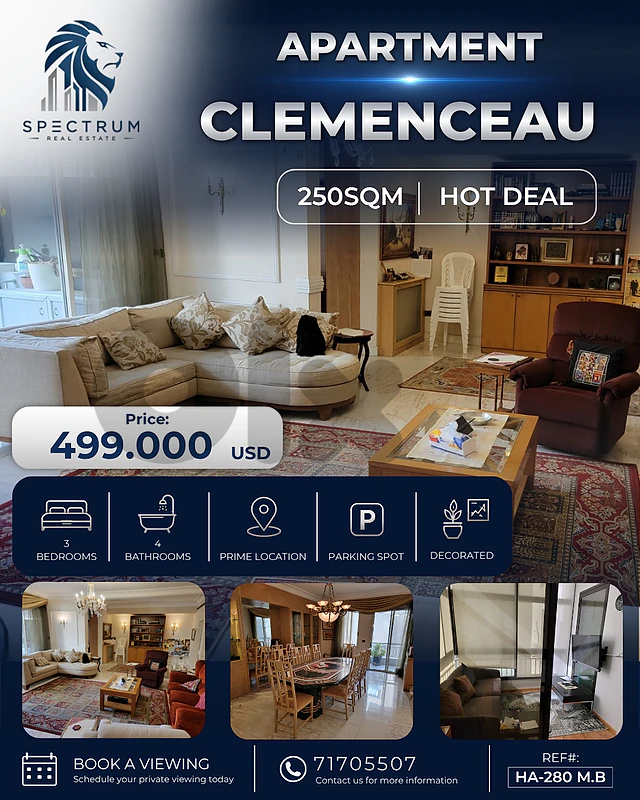 SUPER CATCH !! APT FOR SALE IN CLEMENCEAU PRIME (250SQ) , (HA-280) SUPER CATCH !! APT FOR SALE IN CLEMENCEAU PRIME (250SQ) , (HA-280)