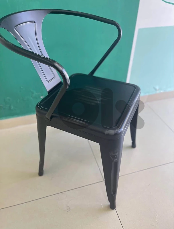 vintage metal chair