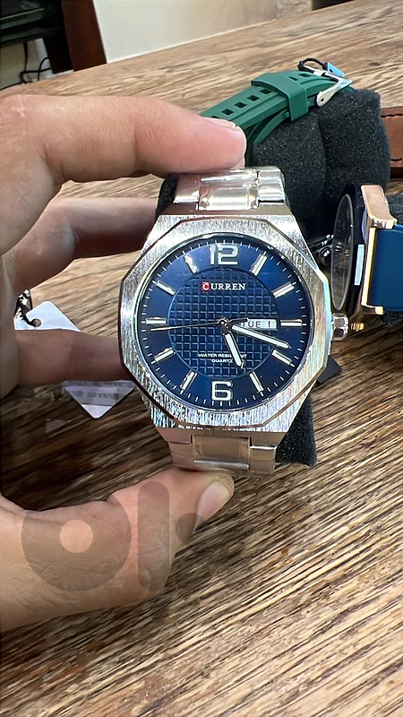 Curren Blue Dial Stainless Steel Watch | Modern Luxury Design