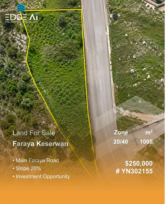Land for sale ,Faraya , #YN302155