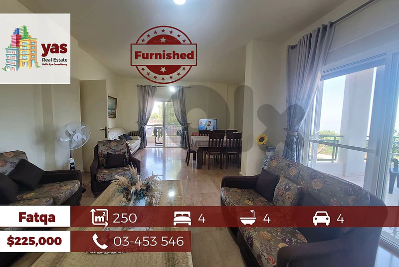 Fatqa 250m2 | 200m2 terrace | Furnished | Prime Location | ABA
