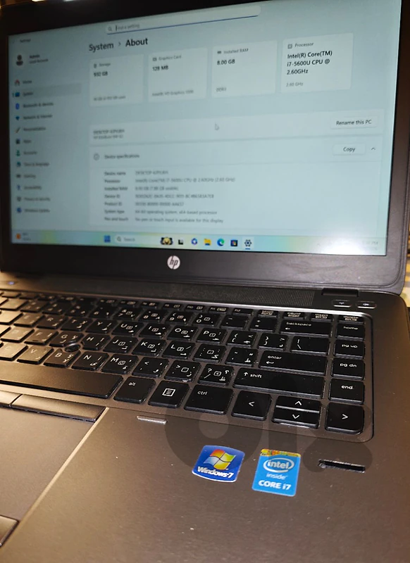 hp elitebook i7 5th 8gb 1tb