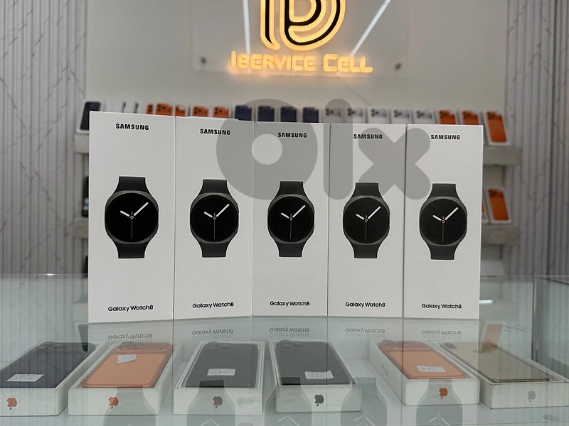 Available Samsung watch 8 44mm brand new sealed black color