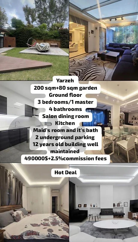 Apartment for sale in Yarzeh - Hot Deal!!
