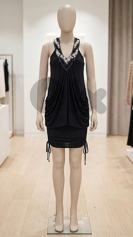 black dress