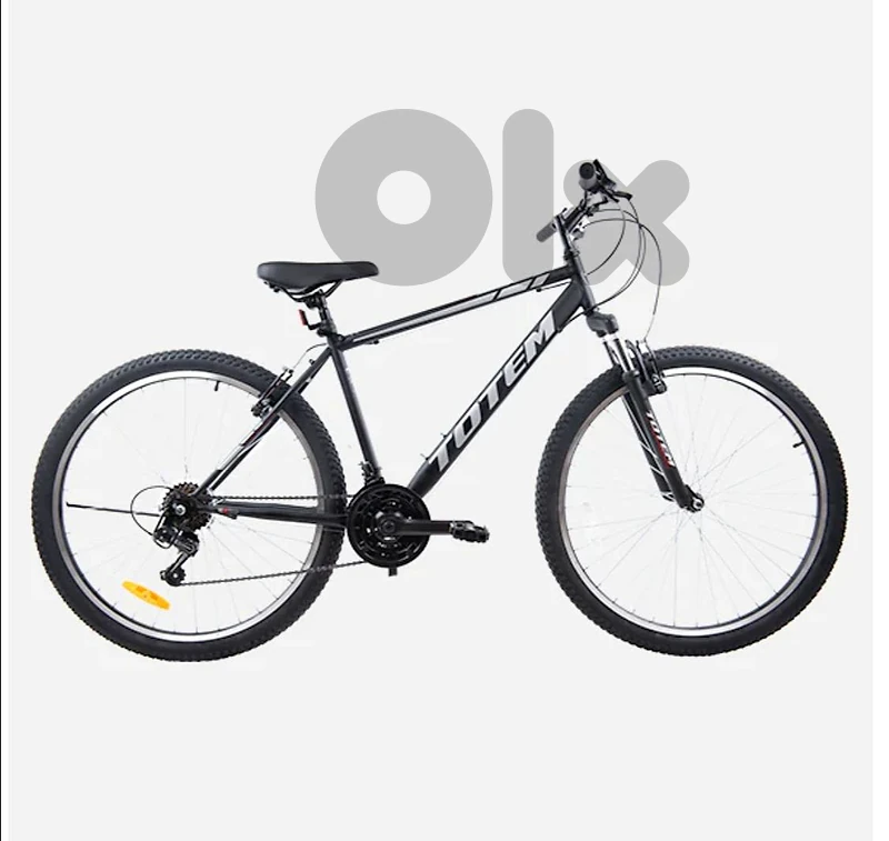 Totem 27.5 Inch Steel Unisex Bike Black/Grey/Red