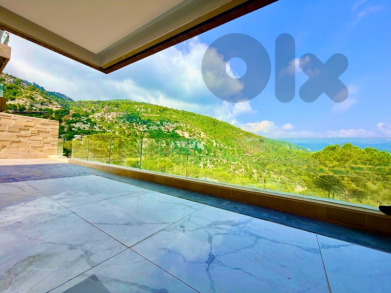 Brand-New Luxurious Apartment for Sale in Baabdat With Garden& Terrace