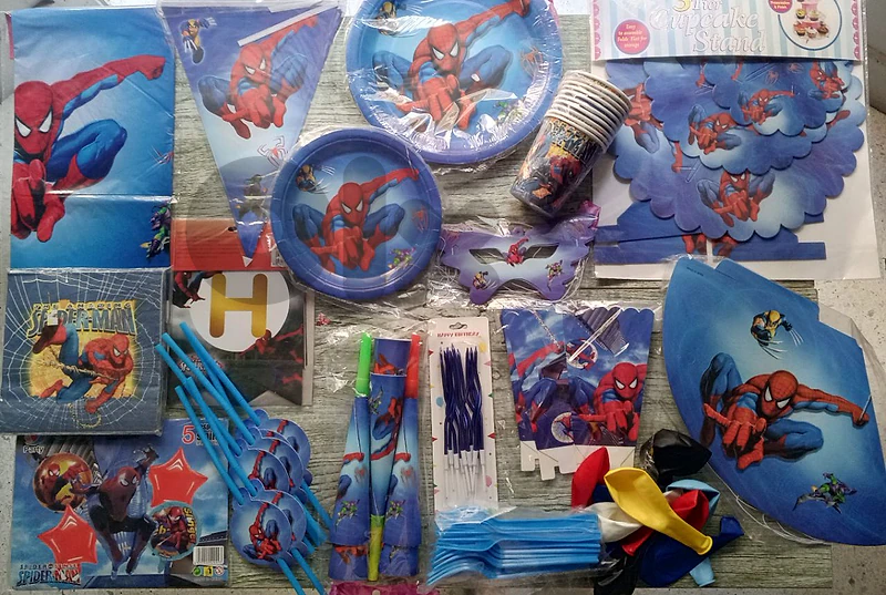spiderman birthday decoration