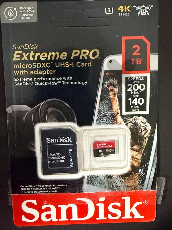 extreme pro sandisk 2 TB