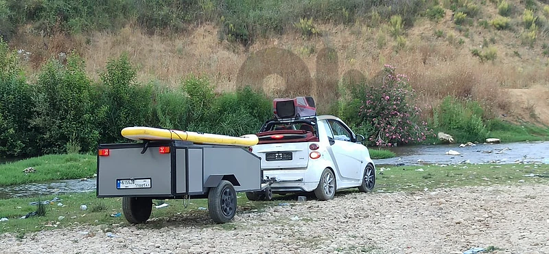 Camping Trailer and Gear