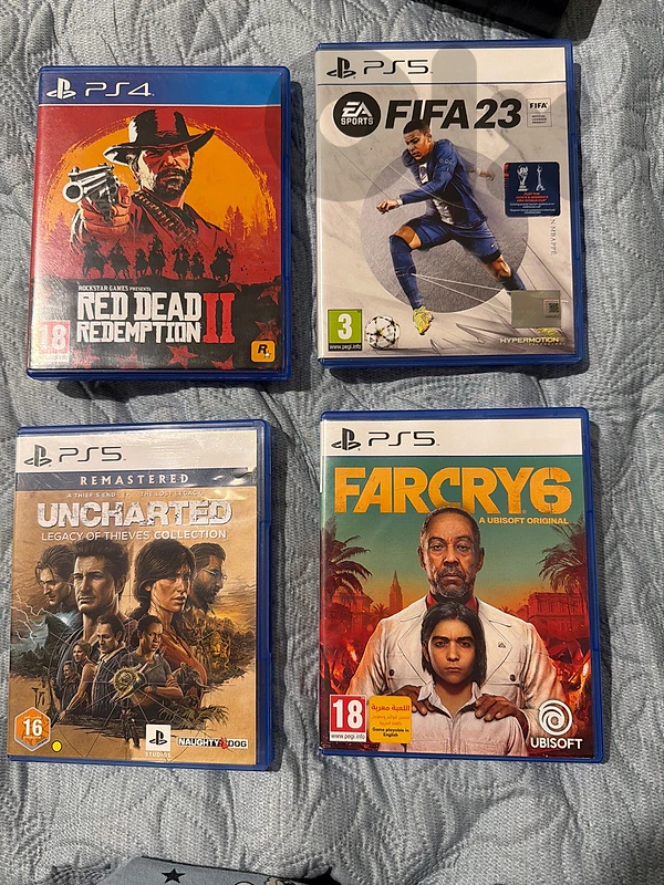 ps5 and ps4 games so clean