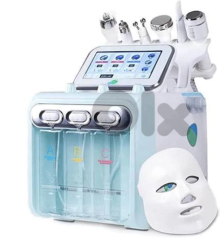hydrafacial machine 7 in 1,vapor,trolley,led light,medical stuff