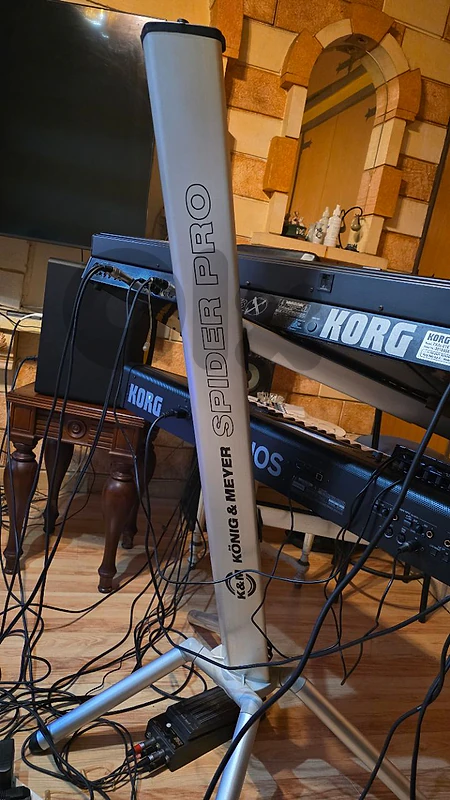 konig & meyer spider pro stand silver