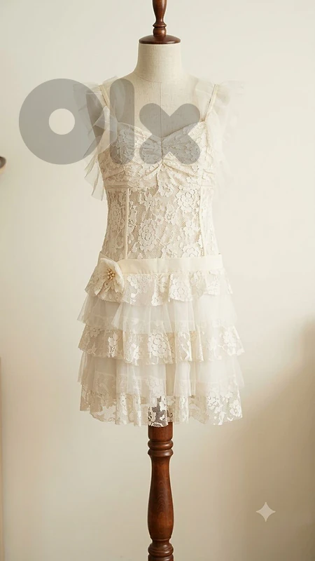 white dress