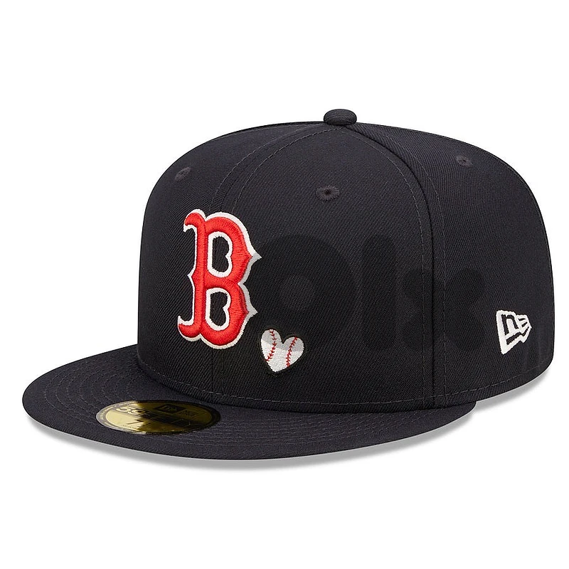 New Era 59FIFTY Boston Red Sox "Team Heart" Fitted Hat - Size 7 ⅝