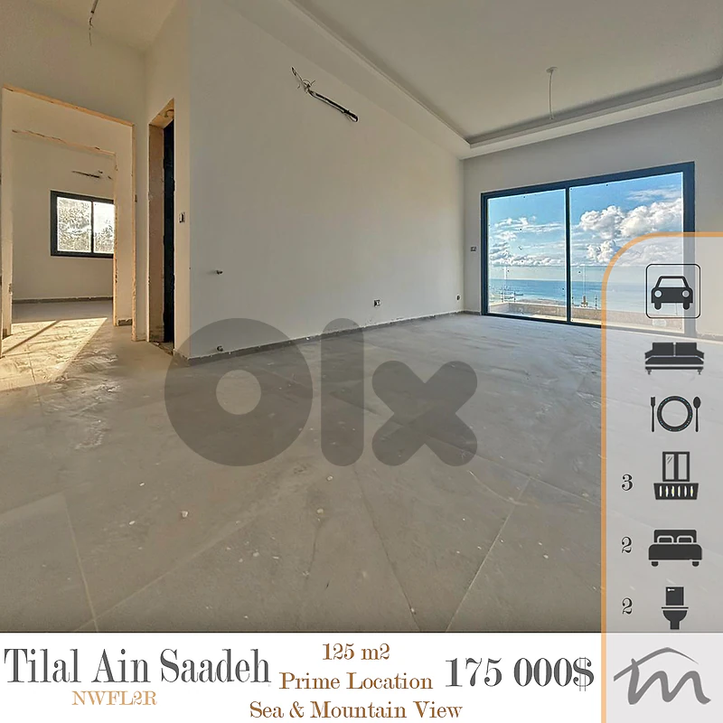 Tilal Ain Saadeh | High End 2 Bedroom Ap | Open Sea View | Brand New