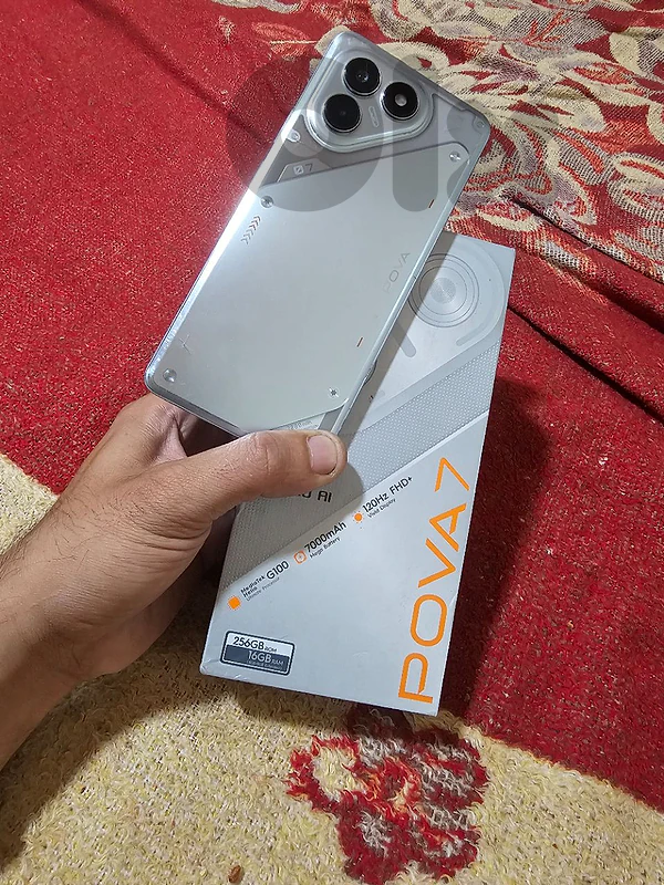 تكنو بوفا  7.  رام 16 ذاكره 256 مجمرك